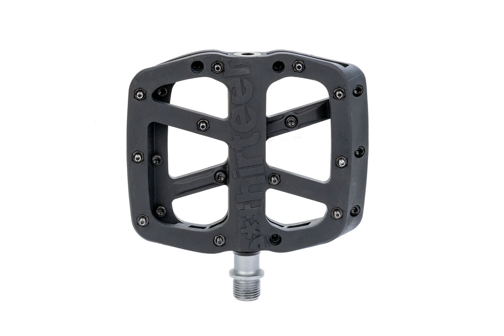 e*thirteen Base Pedals - Platform, Composite, 9/16", Black MPN: PD2USA-100 Pedals Base Pedals