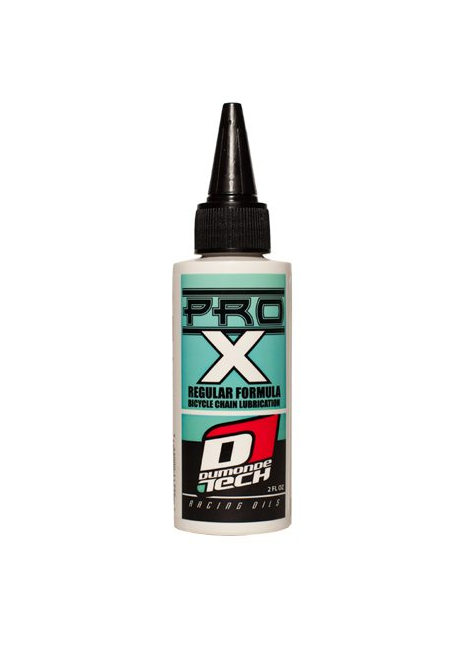Dumonde Tech Racing Oil Pro X Regular Bicycle Chain Lube, 2-oz MPN: 2112 UPC: 736211000996 Lubricant PRO X Regular Chain Lube