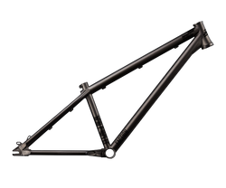 Evil Faction 2 Dirt Jumper Frame Only Raw Black Rust S MD LG Dirt Worldwide Cyclery