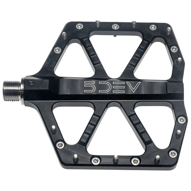 5Dev Jumpline Flat Pedals - Black MPN: P03-01 UPC: 850076919757 Pedals Jumpline Pedals