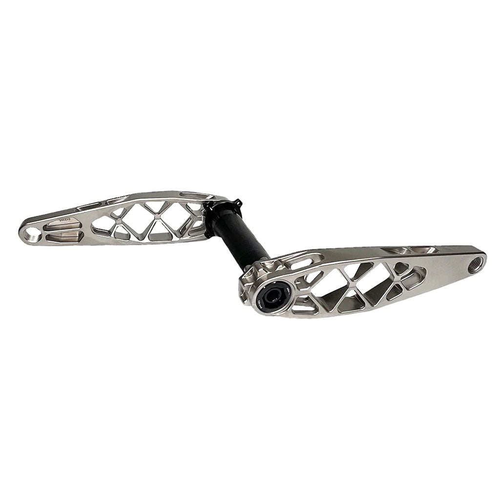 Titanium Cranks, 167.5mm, DUB Spindle, Raw