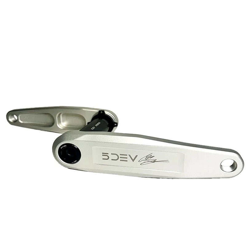 DH/Freeride Cranks, 155mm / DUB Spindle, Clear/Silver MPN: RFR155-29-02 UPC: 850042201114 Cranks & Bottom Brackets RFR155-29-02