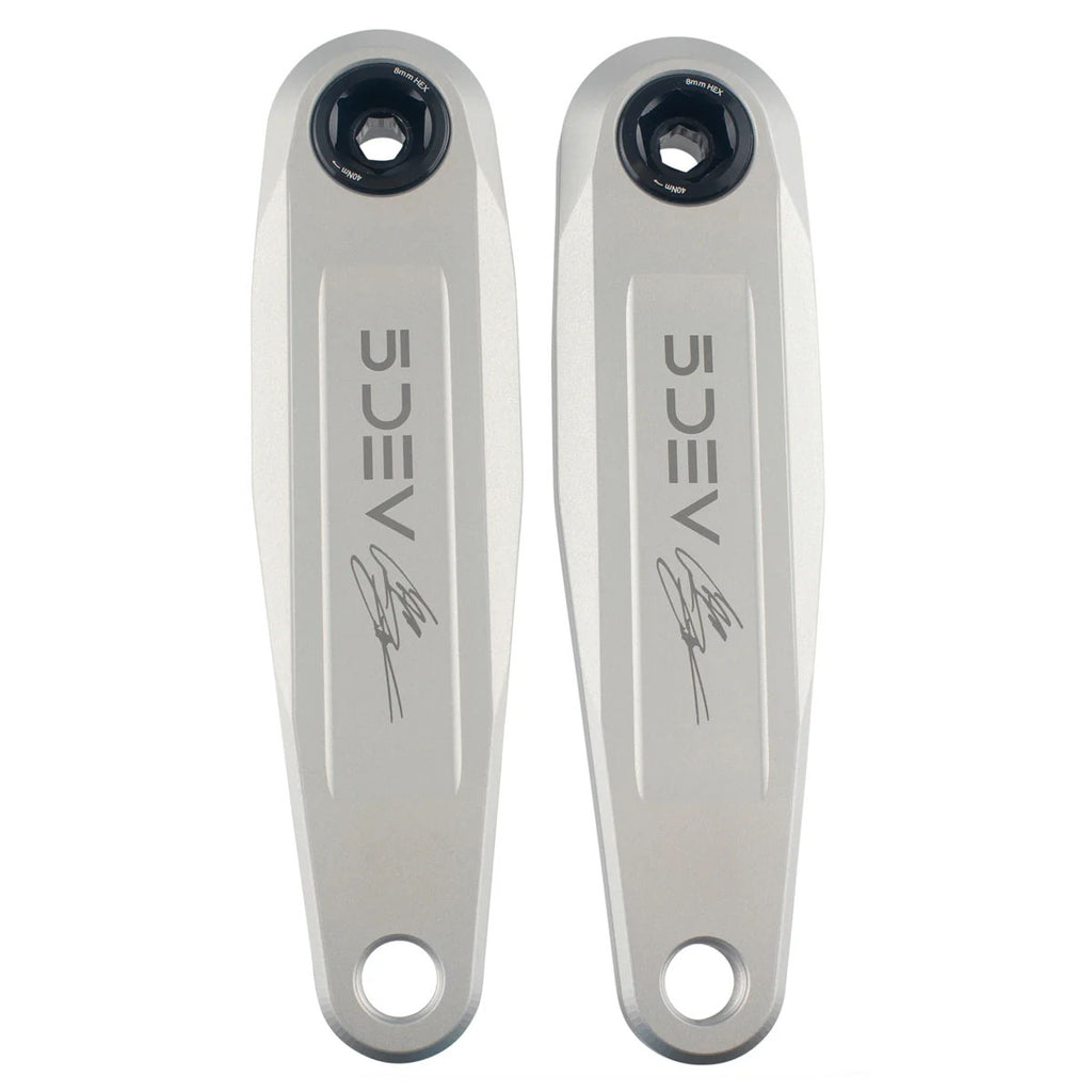 DH/Freeride Cranks, 155mm, No Spindle, Clear/Silver MPN: RFR155-02 UPC: 850076919108 Cranks & Bottom Brackets RFR155-02