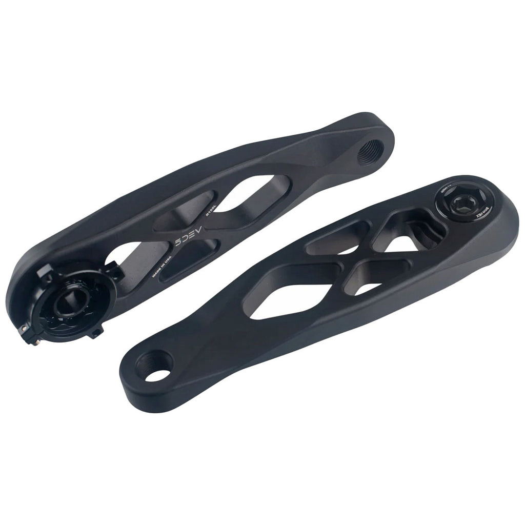 R-Spec Trail/Enduro Cranks, 165mm, No Spindle, Black MPN: R165-01 UPC: 850076919306 Cranks & Bottom Brackets R165-01