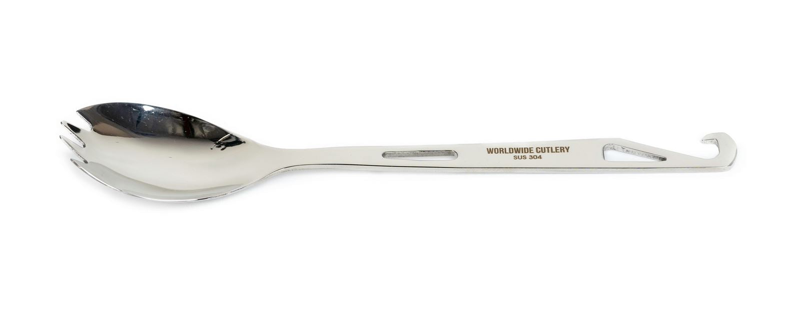 Flagship Spork SUS-304. Spoon / Fork / Bottle Opener. Titanium