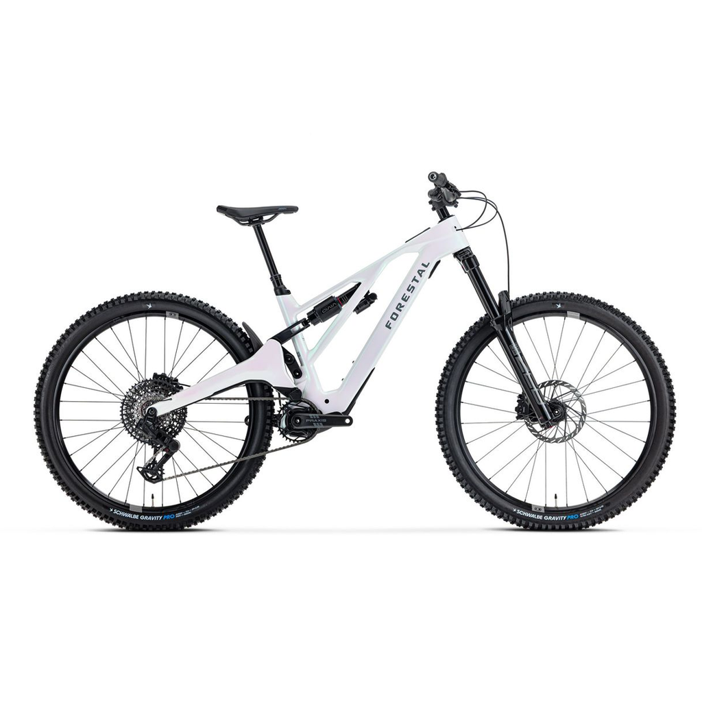 Forestal e-Siryon v2 Complete E-Bike w/ Halo Build, Avinox M2S, 800Wh, Pearl White