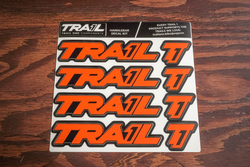 Trail One Components Crockett Handlebar Decal Kit - Orange MPN: 0018-5 Sticker/Decal Crockett Handlebar Decal Kit