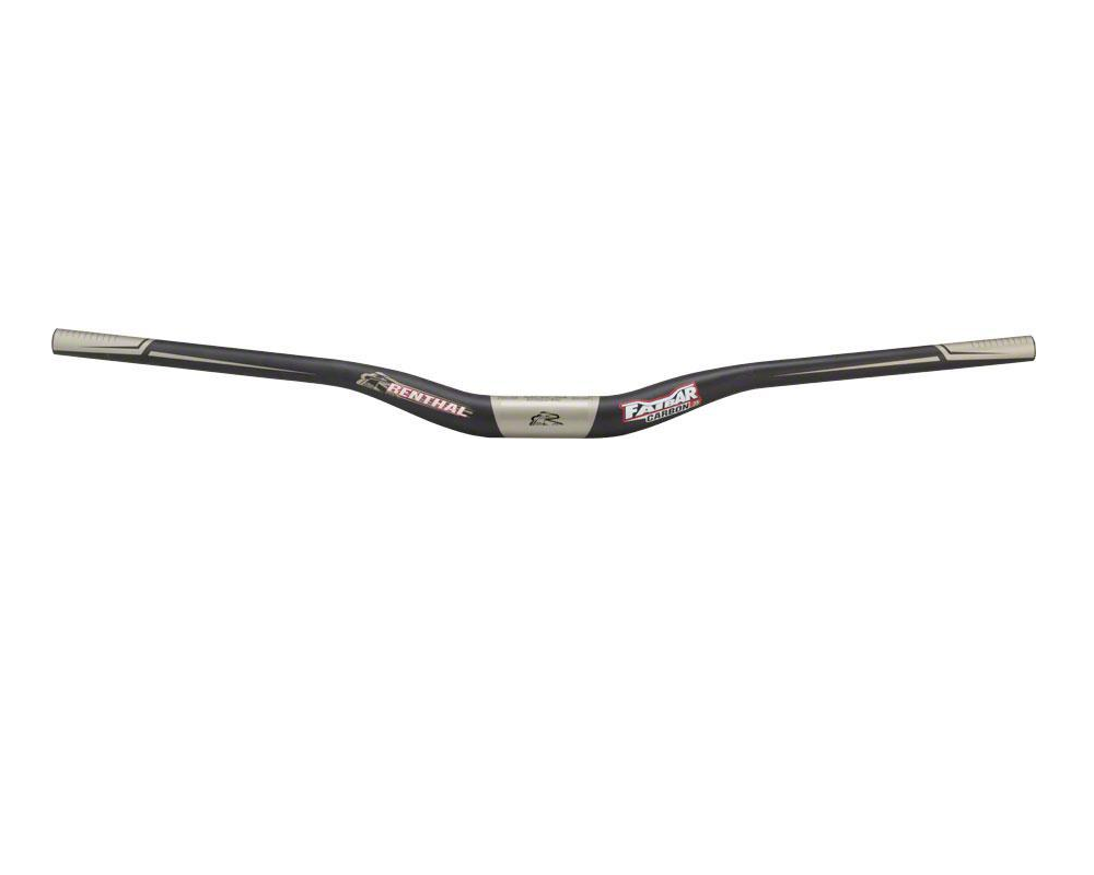 Renthal FatBar Carbon 35 Handlebar - Carbon, 30mm, 800mm, 35mm, Black, V2 MPN: M154-01-BK UPC: 765442154017 Flat/Riser Handlebar FatBar Carbon Handlebar