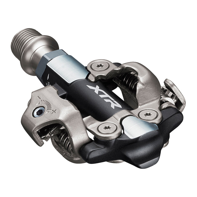 Shimano XTR M9100 Race Clipless SPD Pedals Short Axle, Black / Silver (SM-SH51)