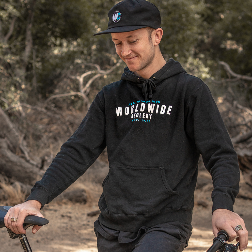 Worldwide Cyclery ALL Things MTB Hoodie Black Medium