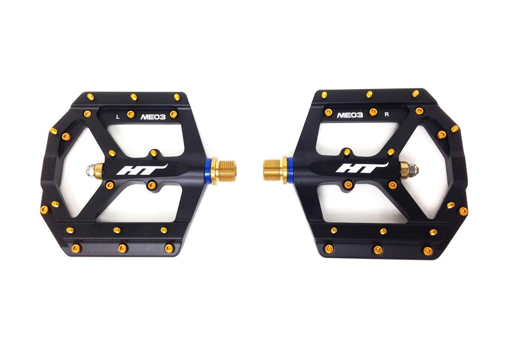 HT Components ME03T Platform Pedals with Titanium 9/16 Spindle