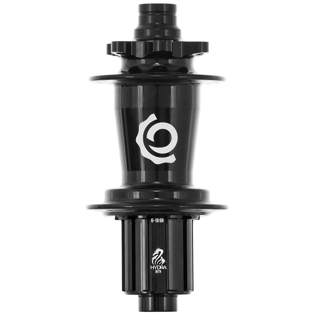 Industry Nine Hydra Classic Rear Hub: 32H, 12x148mm, Black, 6-bolt, HG Freehub