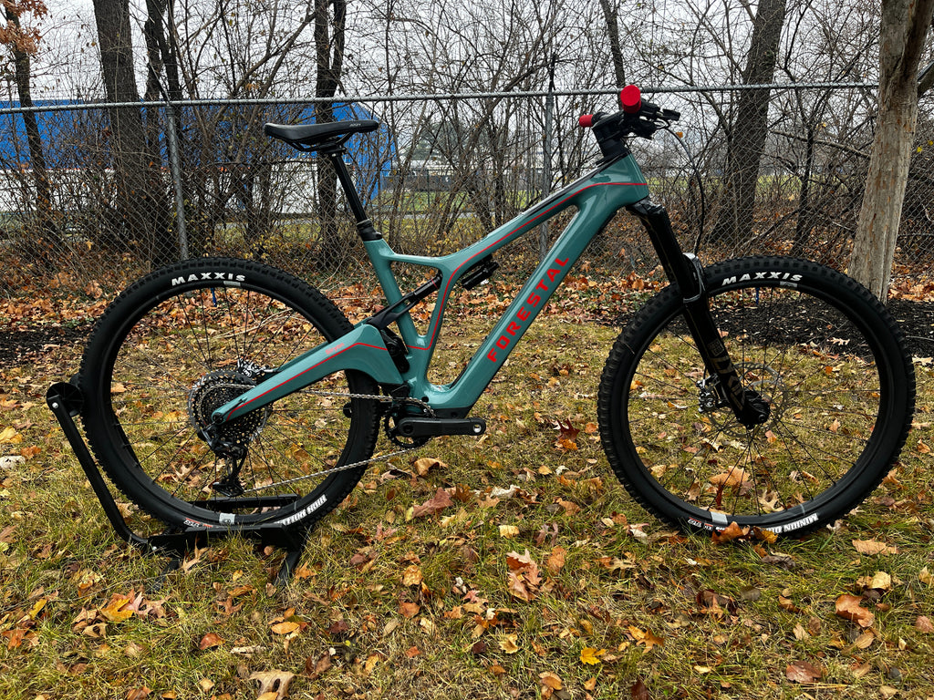 Forestal Siryon Complete Bike w/ Neon Build, Large, Deep Forest Lightly Used