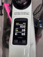 Crestline LS 160 Special Edition 2025 - Bosch Motor, 800WH Battery - White/Gray- RH-3 (Large, MX), Lightly Used Mountain Bike (USED) LS-160