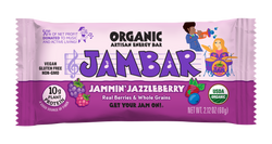 Jambar Jammin Jazzleberry - 12 Bar Box - Bars - Energy Bar