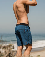 KETL Mtn Alpine Dip-N-More 7" Boardshorts - Quick Dry, Rear Zipper Pocket Men's Swim Trunks Made For Travel Navy Men's