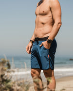 KETL Mtn Alpine Dip-N-More 7" Boardshorts - Quick Dry, Rear Zipper Pocket Men's Swim Trunks Made For Travel Navy Men's - Short/Bib Short - Alpine Dip-N-More 7.5" Board Shorts