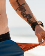 KETL Mtn Alpine Dip-N-More 7" Boardshorts - Quick Dry, Rear Zipper Pocket Men's Swim Trunks Made For Travel Navy Men's - Short/Bib Short - Alpine Dip-N-More 7.5" Board Shorts