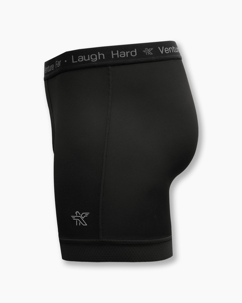 KETL Mtn Egg Cradle Boxer Briefs 5" - Men's Lightweight, Breathable Black - Bottom - Egg Cradle Boxer Briefs 5"