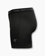 KETL Mtn Egg Cradle Boxer Briefs 5" - Men's Lightweight, Breathable Black - Bottom - Egg Cradle Boxer Briefs 5"