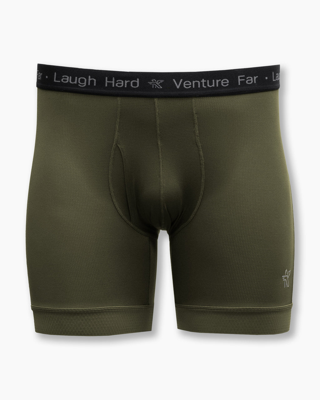 KETL Mtn Egg Cradle Boxer Briefs 5" - Men's Lightweight, Breathable Green - Bottom - Egg Cradle Boxer Briefs 5"