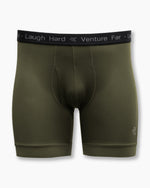 KETL Mtn Egg Cradle Boxer Briefs 5" - Men's Lightweight, Breathable Green - Bottom - Egg Cradle Boxer Briefs 5"