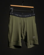 KETL Mtn Egg Cradle Boxer Briefs 5" - Men's Lightweight, Breathable Green