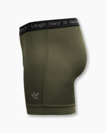 KETL Mtn Egg Cradle Boxer Briefs 5" - Men's Lightweight, Breathable Green Bottom Egg Cradle Boxer Briefs 5"