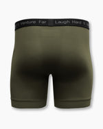 KETL Mtn Egg Cradle Boxer Briefs 5" - Men's Lightweight, Breathable Green - Bottom - Egg Cradle Boxer Briefs 5"