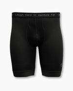 KETL Mtn Egg Cradle Boxer Briefs 8" - Men's Lightweight, Breathable Black - Bottom - Egg Cradle Boxer Briefs 8"