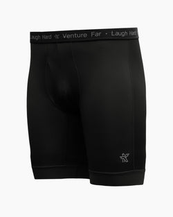 KETL Mtn Egg Cradle Boxer Briefs 8" - Men's Lightweight, Breathable Black Bottom Egg Cradle Boxer Briefs 8"