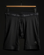 KETL Mtn Egg Cradle Boxer Briefs 8" - Men's Lightweight, Breathable Black - Bottom - Egg Cradle Boxer Briefs 8"