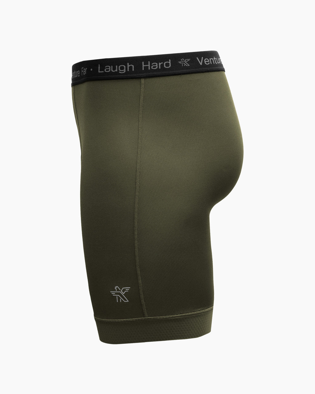 KETL Mtn Egg Cradle Boxer Briefs 8" - Men's Lightweight, Breathable Green Bottom Egg Cradle Boxer Briefs 8"