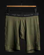 KETL Mtn Egg Cradle Boxer Briefs 8" - Men's Lightweight, Breathable Green - Bottom - Egg Cradle Boxer Briefs 8"