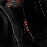 KETL Mtn Folly Active Travel Hoodie - Zipper Pockets, Stretchy, Breathable - Men's Zip-Up V.2 Black