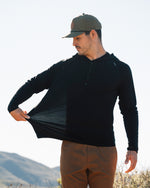 KETL Mtn Lost Boys Merino Sun Hoodie - VF Series - Black Men's Sweatshirt/Hoodie Lost Boys Merino Sun Hoodie