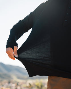 KETL Mtn Lost Boys Merino Sun Hoodie - VF Series - Black Men's Sweatshirt/Hoodie Lost Boys Merino Sun Hoodie