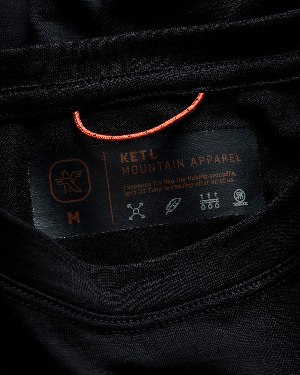 KETL Mtn Lost Boys Merino Long Sleeve Top - VF Series Black Men's