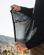 KETL Mtn Lost Boys Merino Long Sleeve Top - VF Series Black Men's T-Shirt Lost Boys Merino Sun Shirt LS