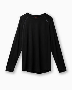 KETL Mtn Lost Boys Merino Long Sleeve Top - VF Series Black Men's T-Shirt Lost Boys Merino Sun Shirt LS