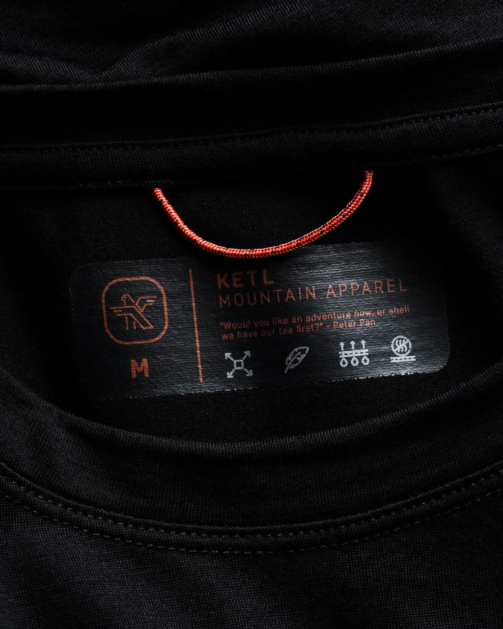 KETL Mtn Lost Boys Merino Short Sleeve Top - VF Series - Black Men's