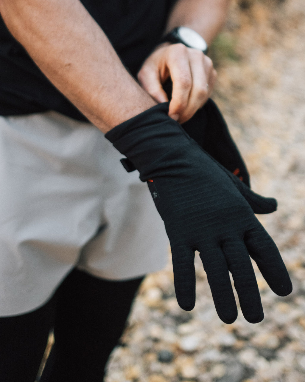 KETL Mtn Merino Motion Trail Glove Black Men's