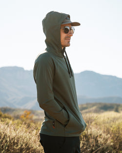 KETL Mtn MilesBound Travel Pullover Hoodie Green Men's - Sweatshirt/Hoodie - Milesbound Travel Hoodie (Pullover)