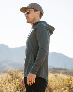 KETL Mtn MilesBound Travel Pullover Hoodie Grey Men's Sweatshirt/Hoodie Milesbound Travel Hoodie (Pullover)