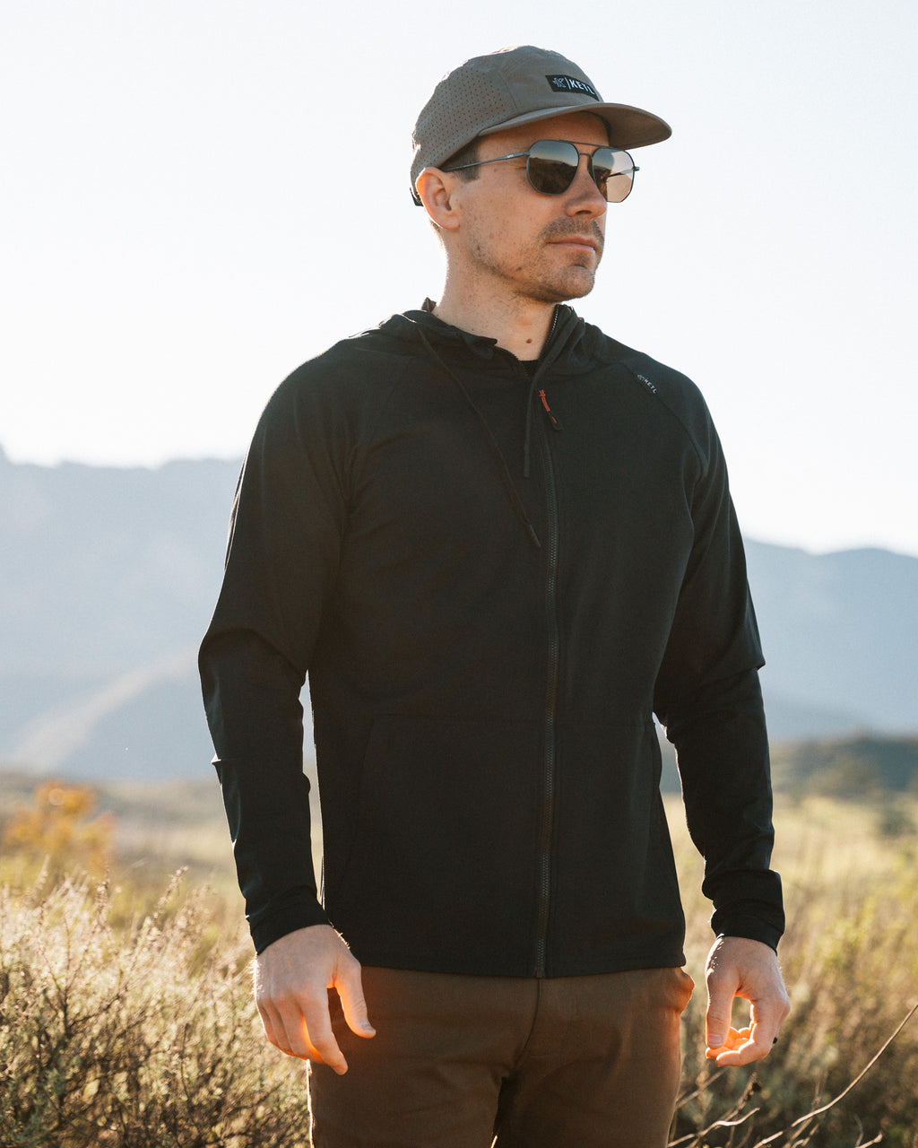 KETL Mtn MilesBound Travel Zip Up Hoodie Black Men's - Sweatshirt/Hoodie - Milesbound Travel Hoodie (Zip-Up)