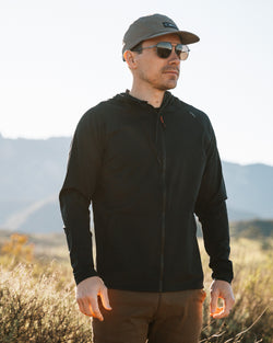 KETL Mtn MilesBound Travel Zip Up Hoodie Black Men's - Sweatshirt/Hoodie - Milesbound Travel Hoodie (Zip-Up)