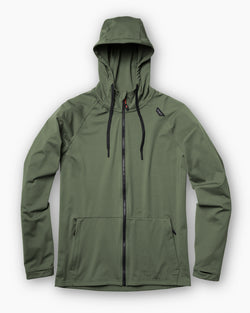 KETL Mtn MilesBound Travel Zip Up Hoodie Green Men's Sweatshirt/Hoodie Milesbound Travel Hoodie (Zip-Up)