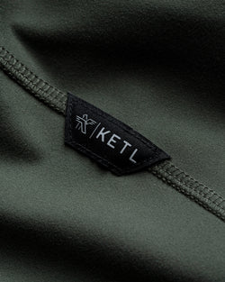 KETL Mtn MilesBound Travel Zip Up Hoodie Green Men's