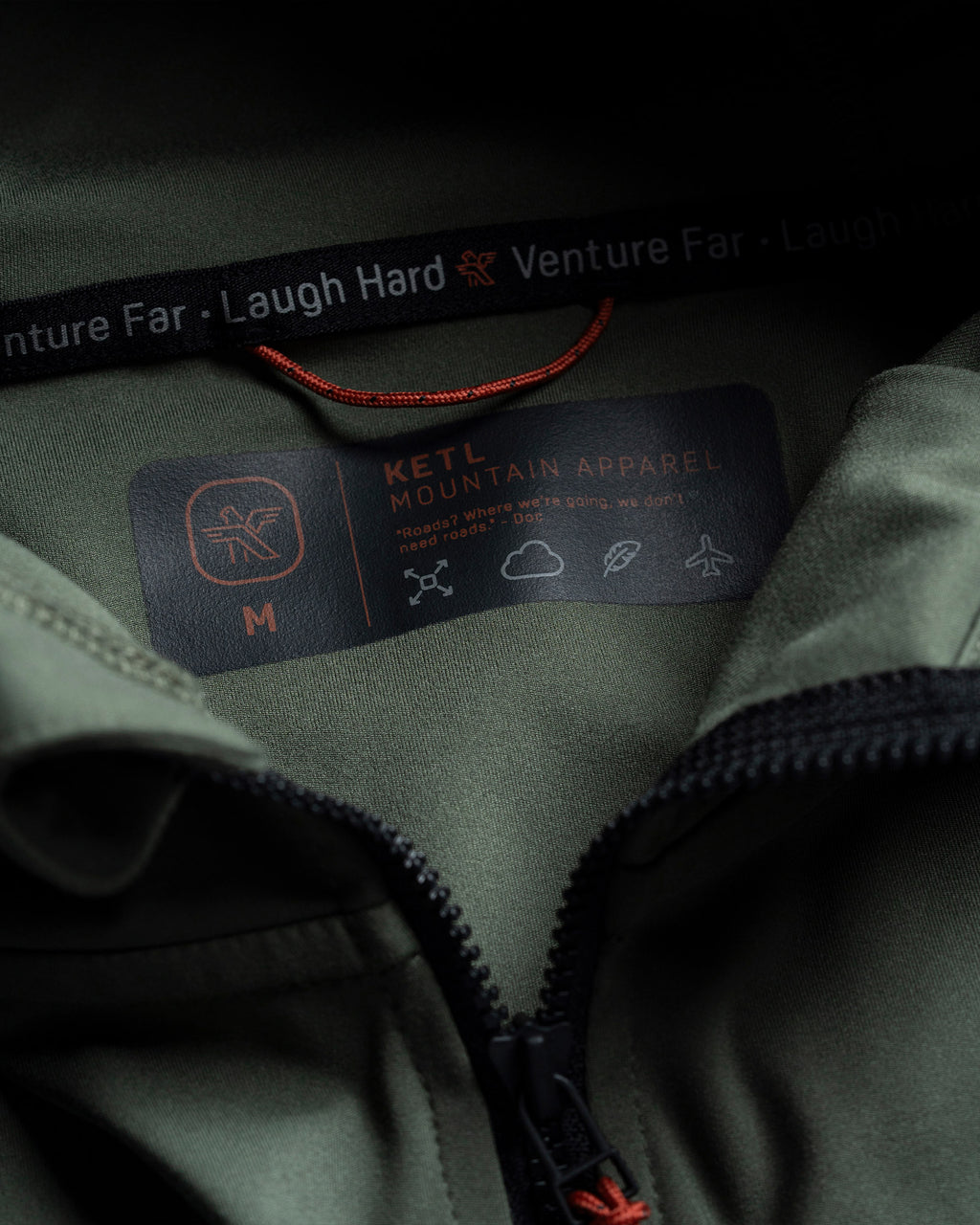 KETL Mtn MilesBound Travel Zip Up Hoodie Green Men's