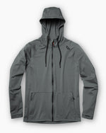 KETL Mtn MilesBound Travel Zip Up Hoodie Grey Men's Sweatshirt/Hoodie Milesbound Travel Hoodie (Zip-Up)